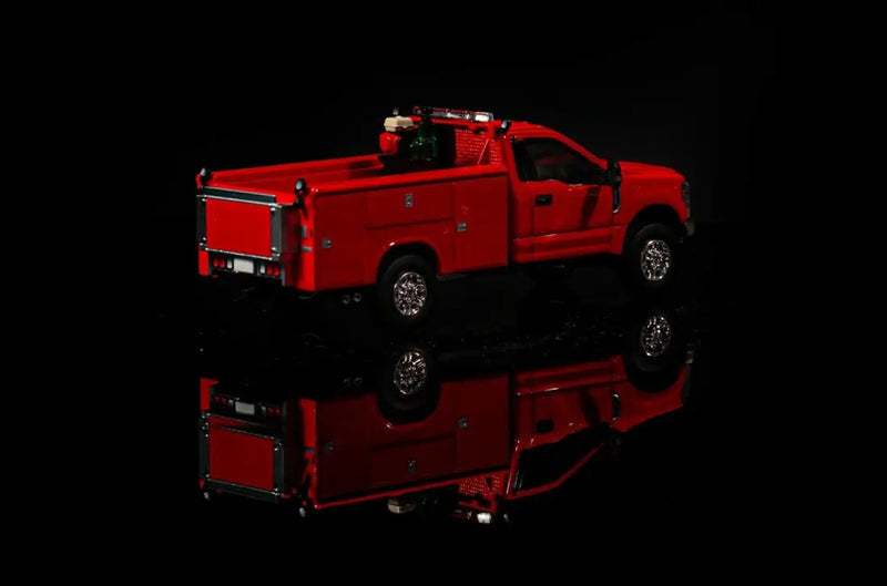 Load image into Gallery viewer, FORD - 1/50 - F350 ROADSIDE SERVICE TRUCK - RED - DIECAST
