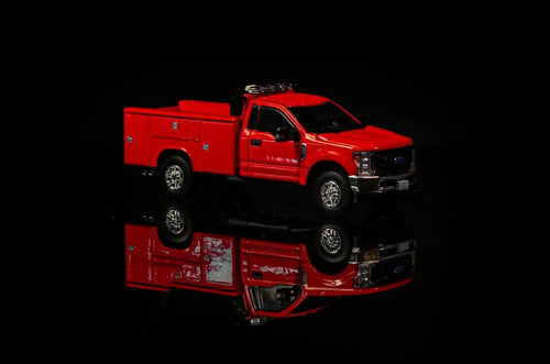 FORD - 1/50 - F350 ROADSIDE SERVICE TRUCK - RED - DIECAST