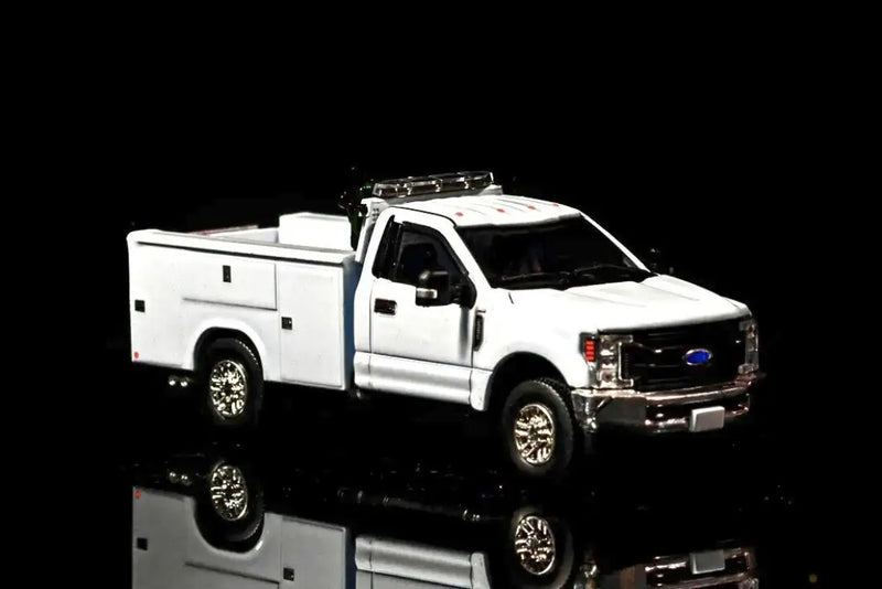 Chargez l&#39;image dans la visionneuse de la galerie, FORD - 1/50 - F350 ROADSIDE SERVICE TRUCK - WHITE - DIECAST
