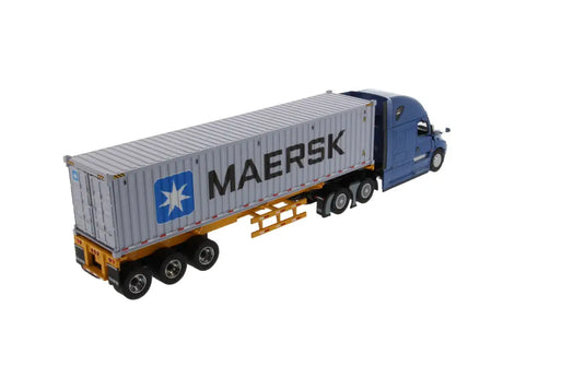 FREIGHTLINER - 1/50 - NEW CASCADIA SKELETON TRAILER & DRY