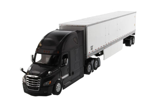 1/50 - New Cascadia Sleeper in Black with 53’ White Dry