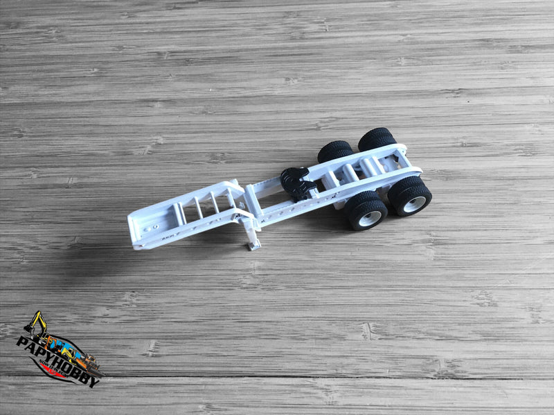 Load image into Gallery viewer, 1/50 - XL 120 Low - Profile Trailer White (Outrigger Style)
