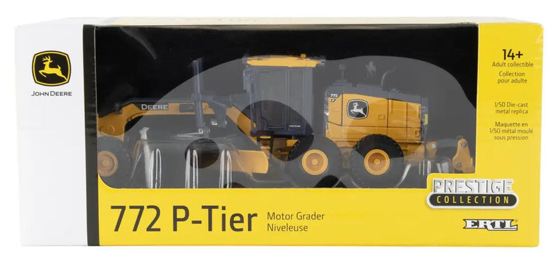 Load image into Gallery viewer, JOHN DEERE - 1/50 - 772 P-TIER MOTOR GRADER - DIECAST
