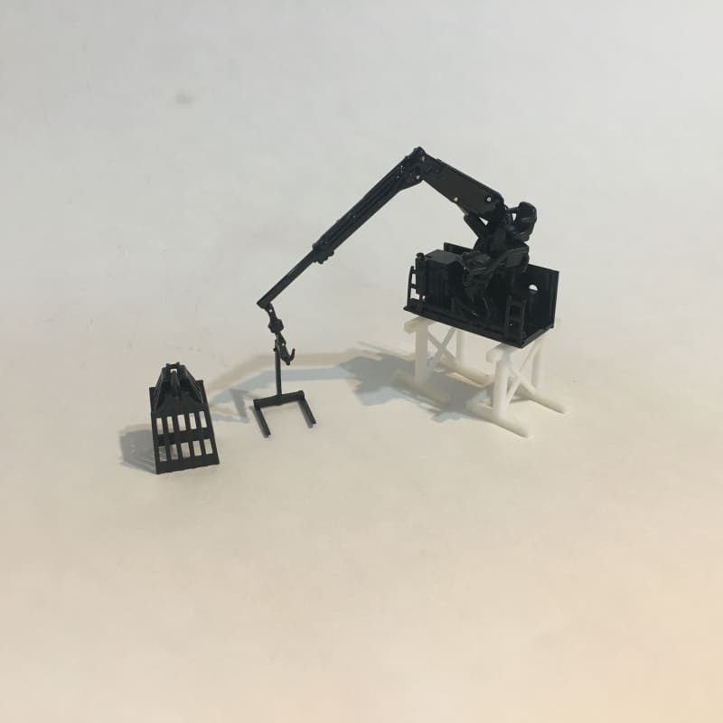 Load image into Gallery viewer, 1/50 - Kennis Crane Black LB0026 DIECAST | SCALE FORK / LOG
