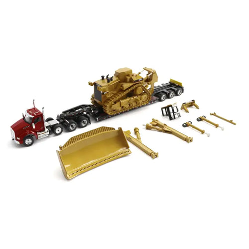 KENWORTH - 1/50 - T880 DAY CAB TANDEM AND TRAIL KING TK120