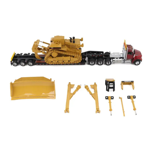 KENWORTH - 1/50 - T880 DAY CAB TANDEM AND TRAIL KING TK120