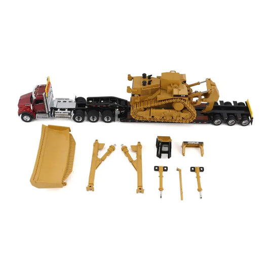 KENWORTH - 1/50 - T880 DAY CAB TANDEM AND TRAIL KING TK120