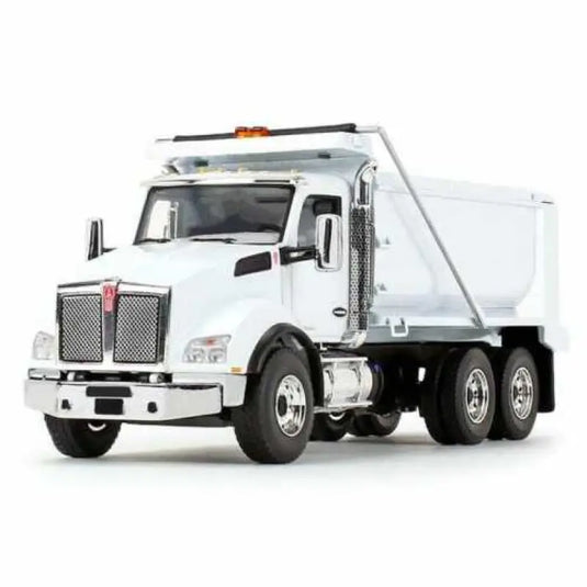 KENWORTH - 1/50 - T880 DUMP TRUCK WHITE - DIECAST | SCALE