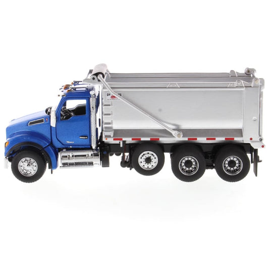 1/50 - T880 SF OX Stampede Dump Truck; Metallic blue cab