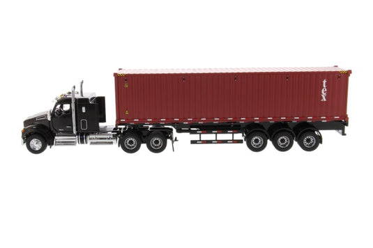 1/50 - T880 SFFA 40in-Sleeper Tandem Tractor and 40’ Dry