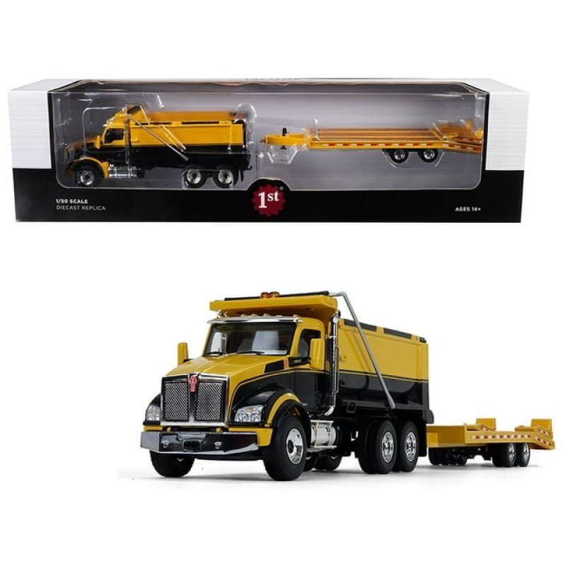 Load image into Gallery viewer, 1/50 - Kenworth T880 Tandem Axle Dump Truck with Beavertail
