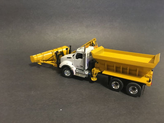 1/50 - Kenworth T880 (WHITE) FULL Snow Equipped DIECAST