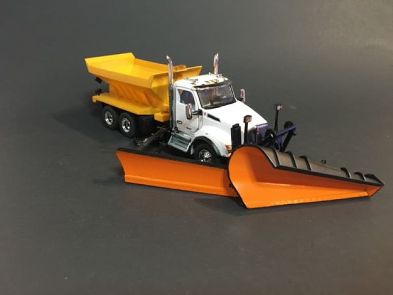 Load image into Gallery viewer, 1/50 - Kenworth T880 (White) Underbelly plow and Snow
