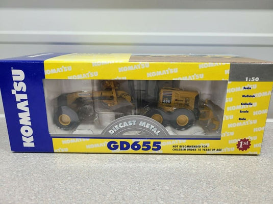 1/50 - GD655 Motor Grader with Ripper DIECAST | SCALE