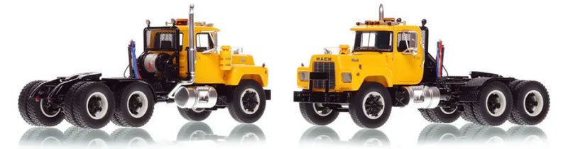 Chargez l&#39;image dans la visionneuse de la galerie, MACK - 1/50 - MACK R TANDEM AXLE TRACTOR YELLOW OVER BLACK
