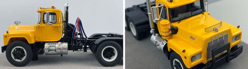 Load image into Gallery viewer, 1/50 - Mack R Tandem Axle Tractor Yellow over Black

