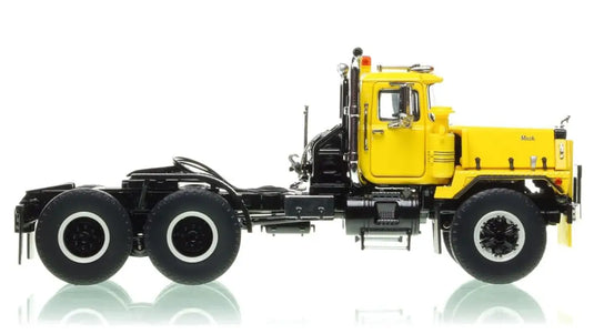 MACK - 1/50 - MACK RD800 TANDEM AXLE TRACTOR - YELLOW OVER