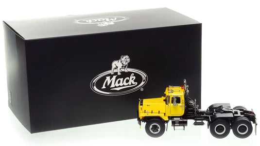 MACK - 1/50 - MACK RD800 TANDEM AXLE TRACTOR - YELLOW OVER