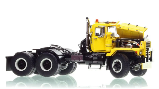 MACK - 1/50 - MACK RD800 TANDEM AXLE TRACTOR - YELLOW OVER