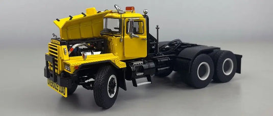 MACK - 1/50 - MACK RD800 TANDEM AXLE TRACTOR - YELLOW OVER