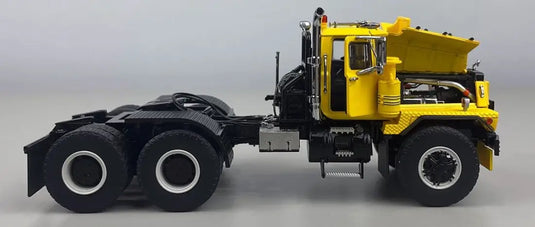 MACK - 1/50 - MACK RD800 TANDEM AXLE TRACTOR - YELLOW OVER