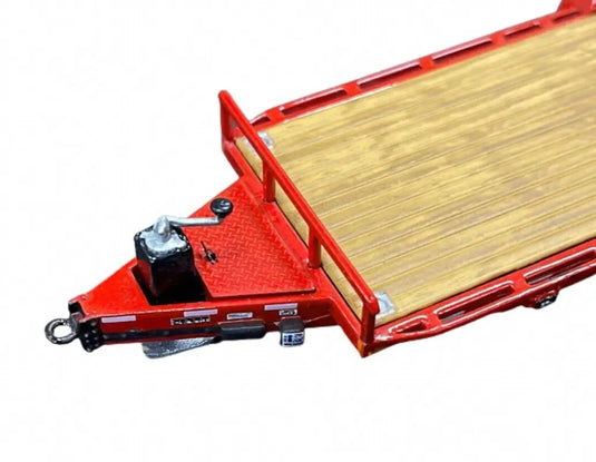 MIRSBERGER - 1/50 - UTILITY TRAILER - 2 AXLES - RED