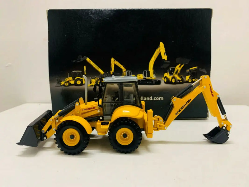 Chargez l&#39;image dans la visionneuse de la galerie, NEW HOLLAND - 1/50 - 115B BACKHOE LOADER - DIECAST | SCALE
