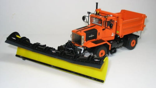 1/50 - P-Series Snow Plow Truck 4x4 Orange DIECAST | SCALE