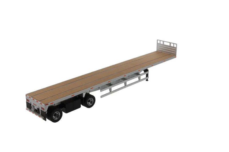 Load image into Gallery viewer, OTHER - 1/50 - 91023 53’ FLAT BED TRAILER - SILVER
