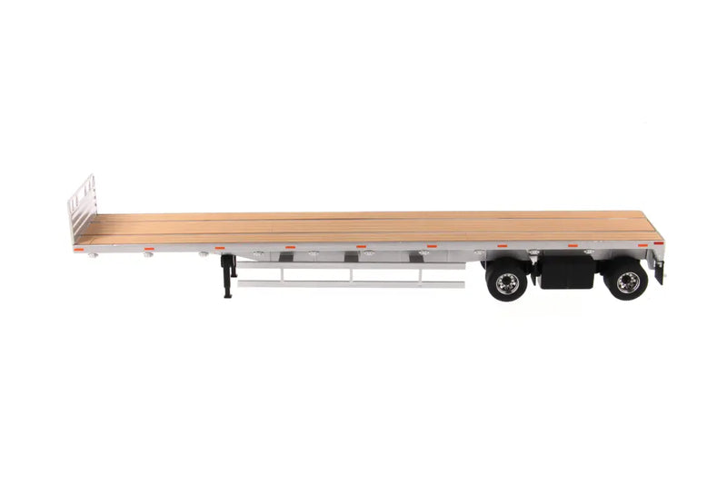 Load image into Gallery viewer, OTHER - 1/50 - 91023 53’ FLAT BED TRAILER - SILVER
