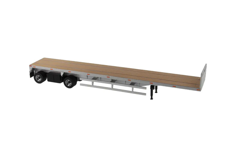 Load image into Gallery viewer, OTHER - 1/50 - 91023 53’ FLAT BED TRAILER - SILVER
