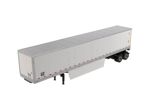 1/50 - 91021 53’ Dry Cargo Van Trailer White DIECAST | SCALE