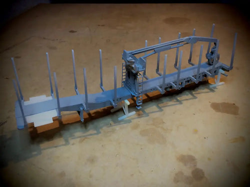 PAPYHOBBY - 1/50 - DELOUPE LOG TRAILER W/ ROTOBEC LOADER