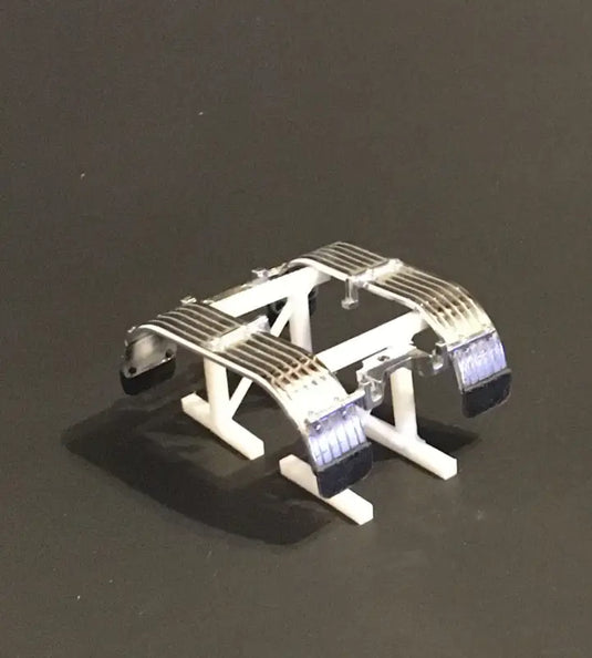 PAPYHOBBY - 1/50 - REAR FENDER - 01 - CHROME - DUAL AXLES