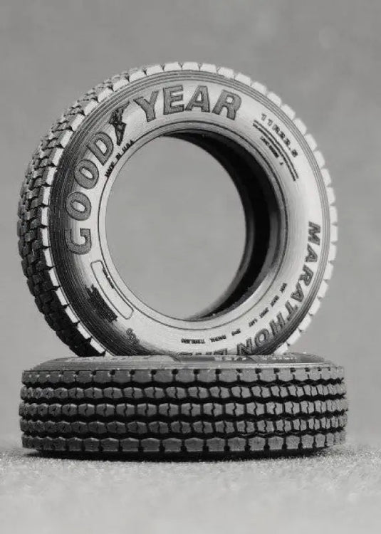 PAPYHOBBY - 1/50 - TIRE - GOODYEAR MARATHON- REAR - DIECAST