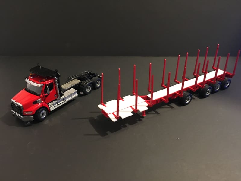 Load image into Gallery viewer, 1/50 - DELOUPE Log Trailer PRE-ORDER DIECAST | SCALE
