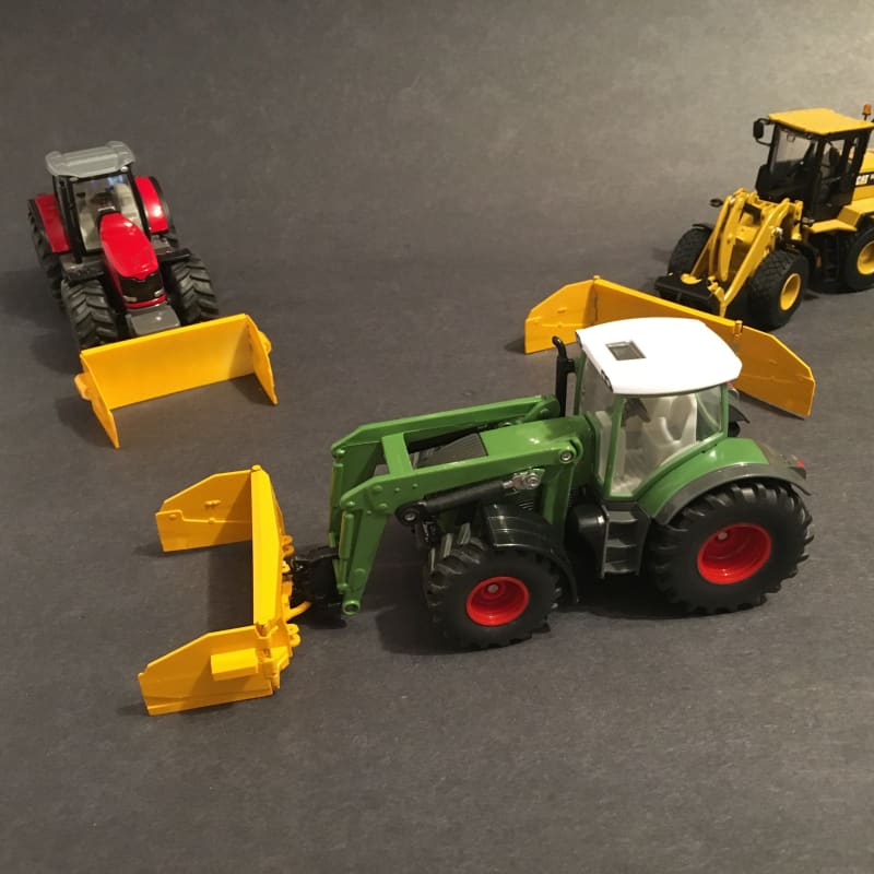 Load image into Gallery viewer, 1/50 - MP Snowplow Kit Assembly Farm tractor DIECAST
