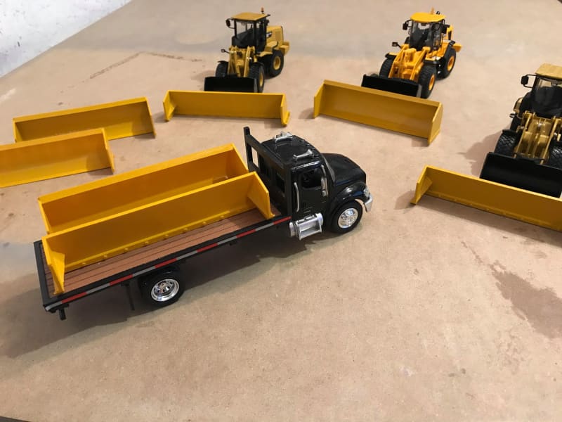 Load image into Gallery viewer, 1/50 - Pusher Plow Box - 02 - ProTech - DIECAST | SNOW | 

