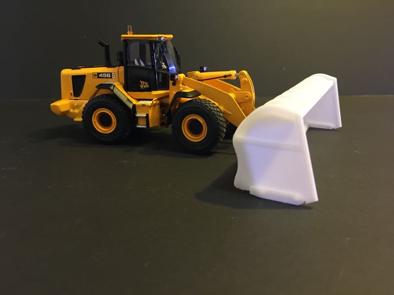 Load image into Gallery viewer, 1/50 - Ramp Cleaning Plow Wheel Loader PRE-ORDER DIECAST
