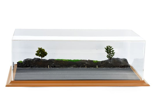 Acrylic Case Display Box Transparent - Model Diorama Back