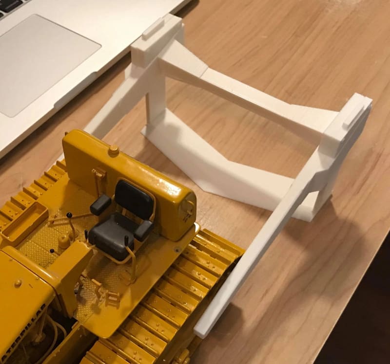 Load image into Gallery viewer, D8 - ROOT PLOW SCALE MODEL | DOZER PARTS BLADE
