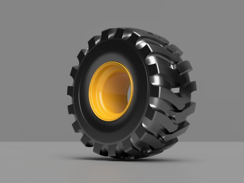 Load image into Gallery viewer, Forestry / Skidder Tire 01 - NOKIAN LOGGER KING Scale 1:25
