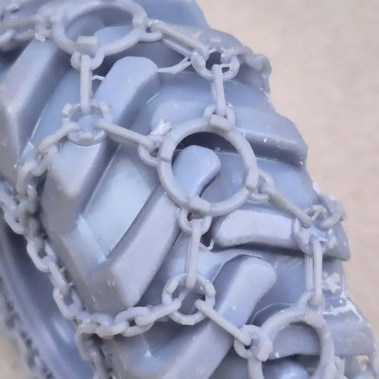 PAPYHOBBY - FORESTRY / SKIDDER TIRE 03 WITH CHAINS - SCALE