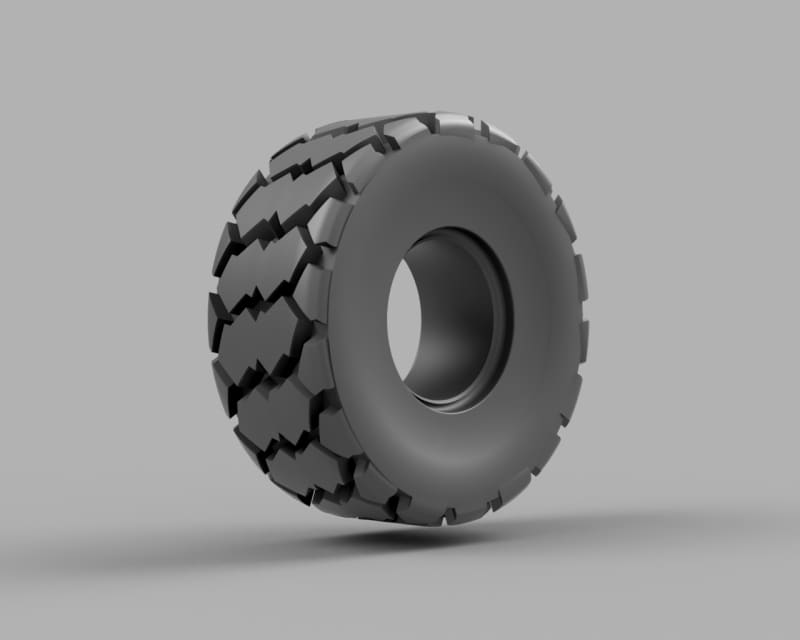 Load image into Gallery viewer, Loader Tire - Pneu de Chargeuse 02 Scale 1:25 MODEL | WHEEL
