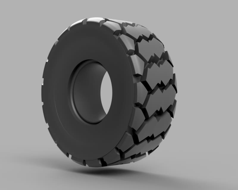 Load image into Gallery viewer, Loader Tire - Pneu de Chargeuse 02 Scale 1:25 MODEL | WHEEL
