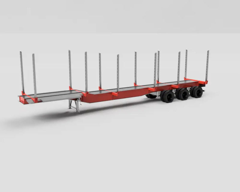 Load image into Gallery viewer, PAPYHOBBY - LOG TRAILER KIT - 02 - US/MAIN VERSION - SCALE
