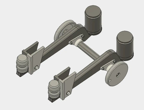 PAPYHOBBY - NEWAY TRAILER MOBILE SUSPENSION 02 - SCALE 1/25