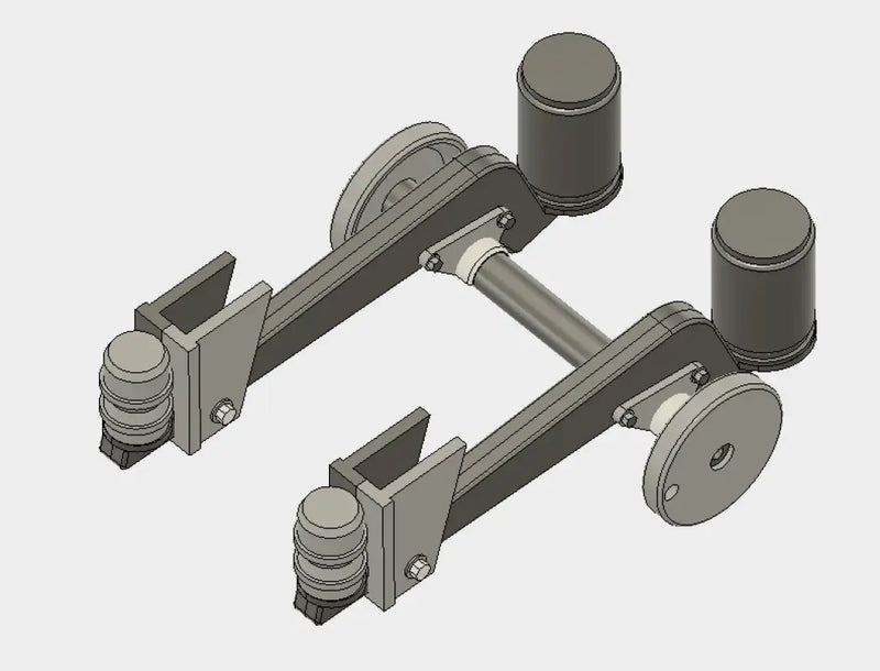 Load image into Gallery viewer, PAPYHOBBY - NEWAY TRAILER MOBILE SUSPENSION 02 - SCALE 1/25
