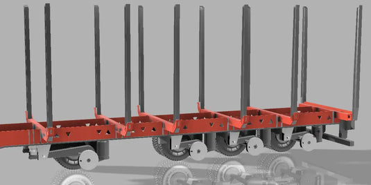 PAPYHOBBY - NEWAY TRAILER SUSPENSION 01 - SCALE 1/25