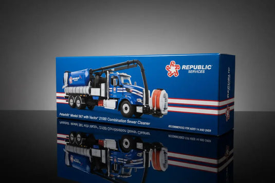 PETERBILT - 1/50 - 567 REPUBLIC SERVICES VACUUM TRUCK